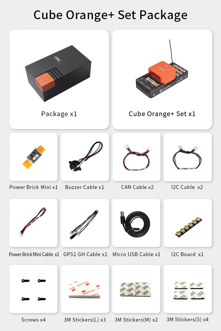 The Cube Orange + standard set