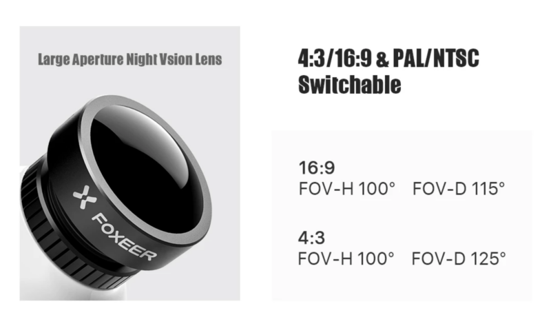 Caméra FPV Foxeer Mini Cat 3 1200TVL – Image 2