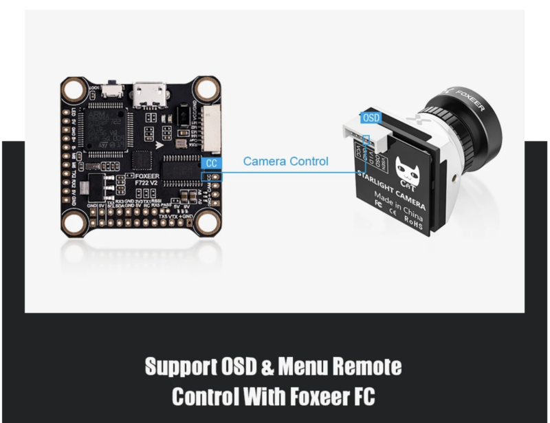 Caméra FPV Foxeer Mini Cat 3 1200TVL – Image 4